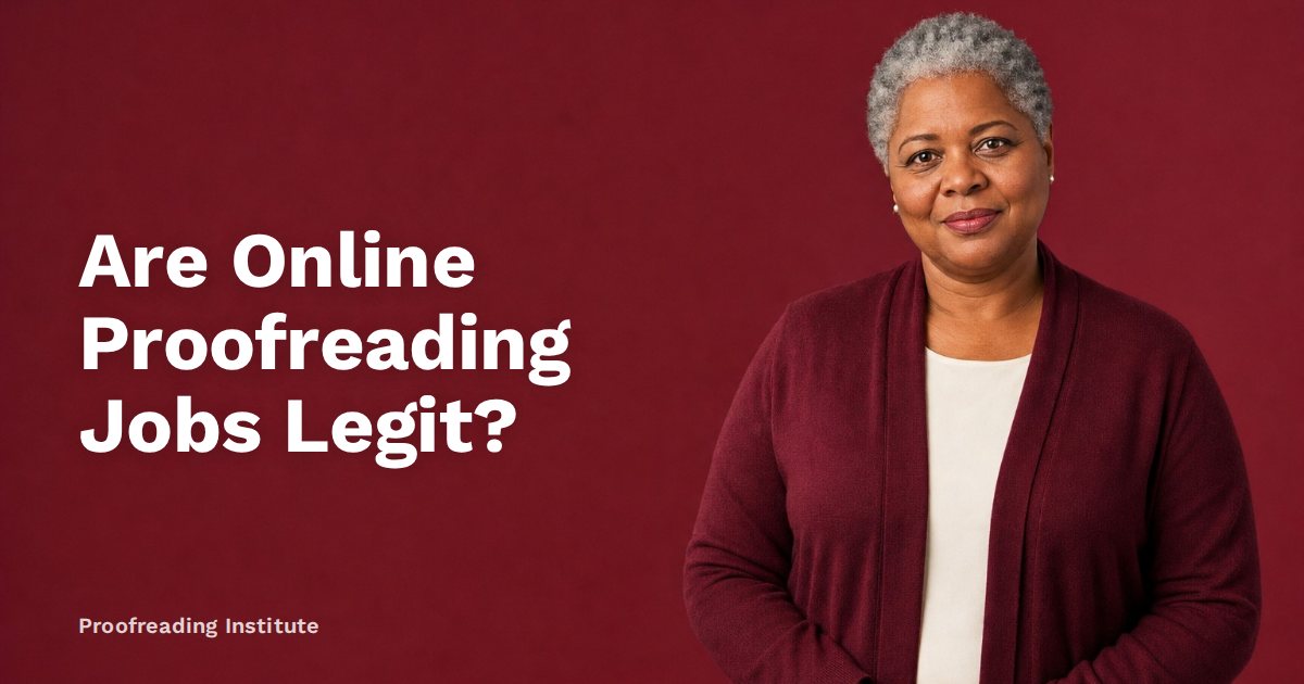 Are Online Proofreading Jobs Legit?